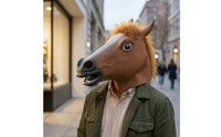 Horse Head Hood Realistic Horse Hood Cosplay Animal Hood for Adults, Cosplayers