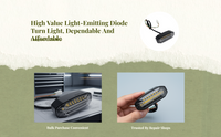 Universal 12V LED Turn Signal Light, Waterproof for Bikes