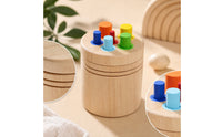 Sorting Cylinder with Drawstring Bag Child-Centered Shape-Sorting Toy Shape Sorter Educational Early Learning for Toddlers
