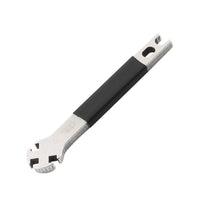 Double-Ended Spoke Nipple Removal Installation Wrench Stainless Steel Two-Wheeler Spoke Wrench Slim Wheel Truing Tool Lightweight for Cyclists, Roadside Repairs