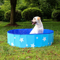 Foldable Pet Swimming Pool and Bathtub for Dogs and Cats, Portable Collapsible Pet Bathing Tub