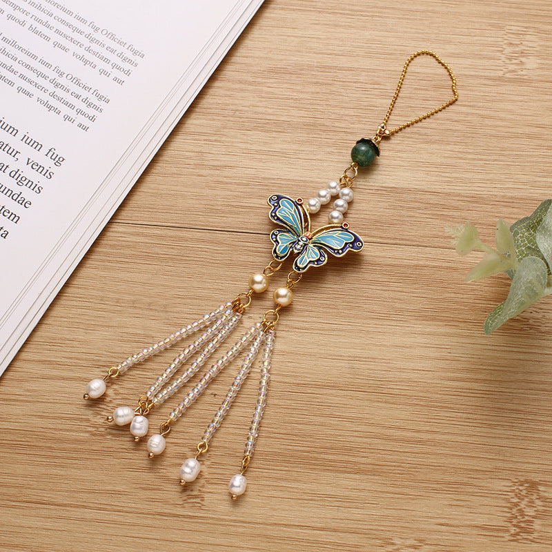 Chinese Style Tassel Brooch Pin for Cheongsam Hanfu