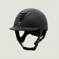 Equestrian Riding Helmet Matte Riding Helmet with Chin Strap Ventilated Adjustable for Equestrians, Stables