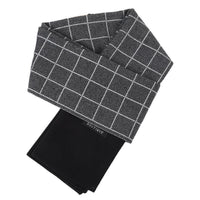 Men's Plaid Wool Scarf Winter Warm Cashmere Feel Shawl