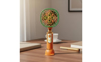 3-Speed Adjustable Retro Handheld Fan Lightweight Chinese Design Portable Fan Pocket Size for Travel, Office, Outdoor