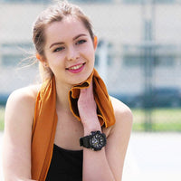 Microfiber Cooling Ice Silk Headband for Sports and Fitness - Seamless and Breathable
