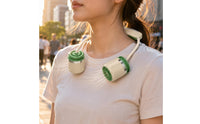 Neck-Hanging Fan U-Shaped Handsunrestricted Neck Fan Compact Cylindrical
