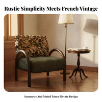 Artful Imperfection & aesthetic Arched support Armchair Minimalist Design Single Sofa Textured Upholstery emphasis Chair Soft padding for Interior Designers, Hotel Owners, Lounge Area, Living Room, perusing alcove, Home Office