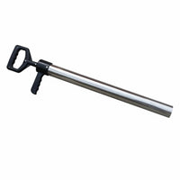 Easy to Use Stainless Steel Shrimp Pump Non Slip Handle Beach Clam Suction Tool Sea Worm Extractor for Tidal Flat, Shoreline