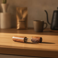 Spiral-Style Espresso Distribution Tool Stainless Steel WDT Tool Wooden Coffee Stirrer with Professional for Baristas