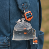 Goldfish Trash Bag Design Silicone Case for Apple AirPods 1/2/3/Pro/Pro 2/4 with Pendant