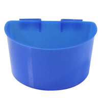 Pigeon Feeder and Waterer Cup for Bird Cages, Half-Round Design