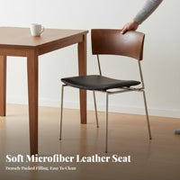 Modernist & fhardwoodion Armchair with Metal Frame Hangable Design Woven Wood and Metal Chair adaptable Use Dining Seating Floorsafe Feet for Interior Designers, Restaurant Owners, Homeowners, Kitchen, Living Room, Home Office