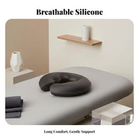 Washable Silicone Face Cradle Easy to Clean U-Shaped Beauty Pillow Skin-Friendly for Estheticians, Chiropractors, Medical Facility, Home