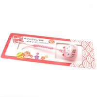 Japanese Lucky Cat Amulet Bell Charm Set for Good Fortune and Blessings