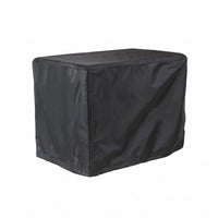 Generator Cover Black Water-Resistant Generator Cover Equipment Protection Rectangular Matte for Outdoor