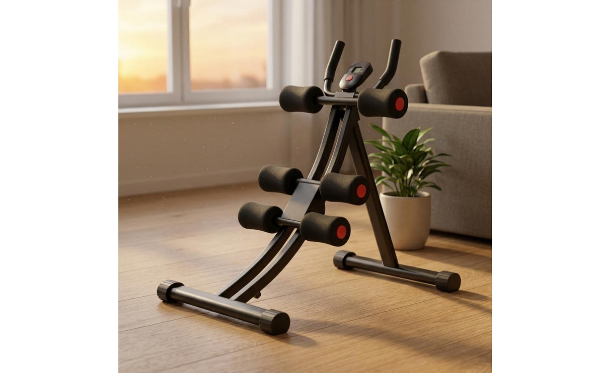 Ab Contraction Thick Steel Frame Abdominal Long Ranges Motion Stomach Workout Machine for Home Gym