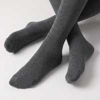 Fleece Lined Tights for Women with Compression and Control, Thermal for Autumn Winter Under Skirts, Blend Leggings