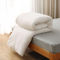 Student Dormitory Quilted Mattress Topper, Single/Double Bed Fiber Duvet, Various Sizes and Weights