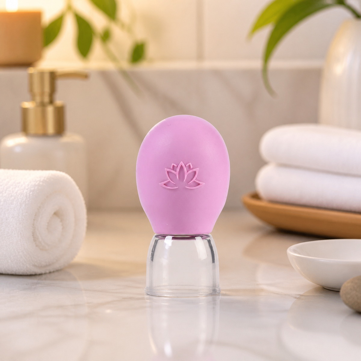 Mini Silicone Cupping, Gua Sha Cupping for Facial & Body, Easy Use Cupping for Muscle Tension Relief, Home Use Cupping Set