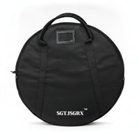 Zippered Pocket Padded Cymbal Bag Clear Label Window 22 Inch Cymbal Bag