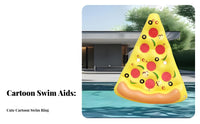 Fun Shapes Inflatable Water Lounger Long-Lasting PVC Water Lounger Portable for Party Goers, Seniors, Beach, Summer Vacation