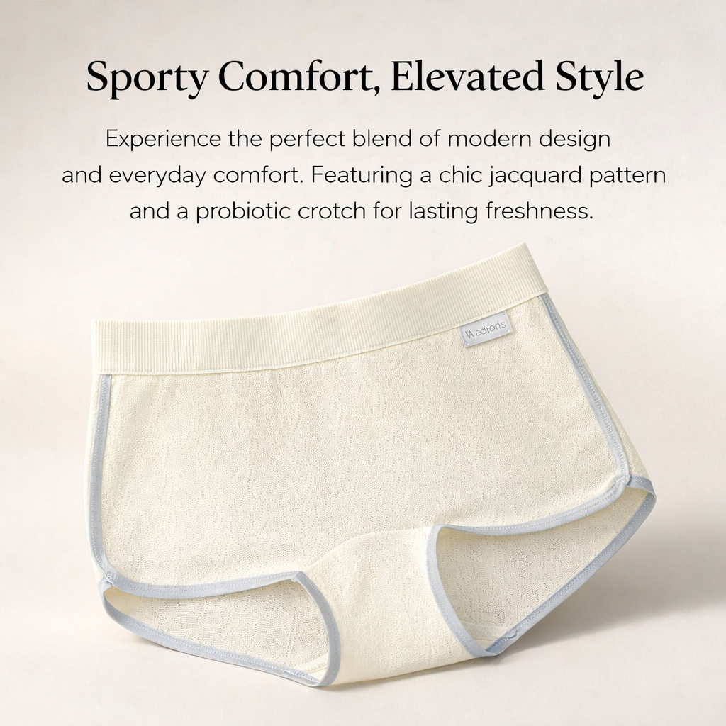 Womens Underwear Boy Shorts with Lining, Ladies Breathable Boyshorts for Daily Wear, Anti Chafing Coverage