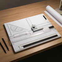 Sketch Board Non-Slip Grip Drafting Board Transparent Art Tool