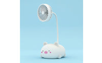 Portable and Compact Cartoon Creature Table Fan Quiet Operation Cute Creature Desk Fan Strong Airflow for Children, Office