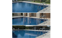 Rust Resistant Stainless Steel Pool Ladder Easy-to-Grip Pool Ladder with Handrails Polished