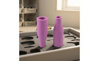 5 Pieces Pink Ceramic Soldering Nozzle Easy Installation Soldering Torch Nozzle Quick Replacement Long-Lasting Materials