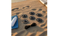 6 Pieces D-Loop Adhesive Disc with Cord Adhesive Inflatable Boat D-Loop Adhesive Disc Kit Stainless Steel Hardware