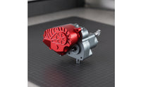 RC Crawler Gearbox Assembly Alloy Metal Gearbox with Steel Gear Set Precision-Built Transmissions for Trail Rigs