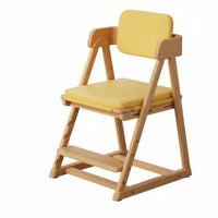 Ergonomic Design Wooden Adaptable Growth Chair Multi-Functional Adjustable Seat Multifunctional children's Furniture Long-Lasting for Students, Toddlers, Dining Room, Bedroom, Kitchen, Playroom