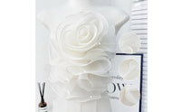 Organza Flower Applique Oversized Organza Rose Soft for Crafts, Costumes