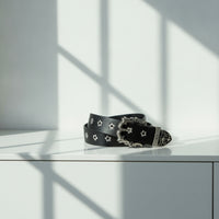 Classic Belt with Star Studs Rock Icon Belt Punk Goth for Concerts