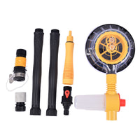 Chenille Automatic Rotating Car Wash Mop with Telescopic Handle and Water Flow Brush