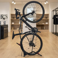 L-Shaped Bike Stand Stable Floor Bike Stand Space-Saving for Mechanics