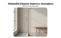 Multifunctional Freestanding Coat Rack Multi-Functional Entryway Coat Tree Sturdy Construction Modern Entryway Rack Space-Saving for Apartment Dwellers, Homeowners, Students, Bedroom, Living Room, Office, Corner
