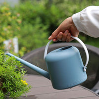 Long Spout Watering Can, 1.7L Dual-Tone Ergonomic Design for Indoor/Outdoor Plants