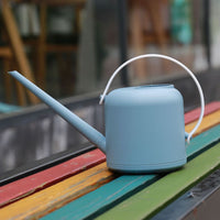 Long Spout Watering Can, 1.7L Dual-Tone Ergonomic Design for Indoor/Outdoor Plants