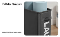 Multi-Purpose Exercise Mat Storage Basket Sturdy Frame Collapsible Storage Bin With Handles Collapsible Clothes Bin for Apartment Dwellers, Students, Gym, Dorm Room