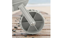 2 Pieces Kayak Transom Wheels Easy Installation Transom Transport Cart Wheels Heavy-Duty Boating Hardware