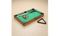 Tabletop Pool Table Space-Saving Tabletop Billiard Sturdy Table Toy for Kids, Family, Playroom, Indoor