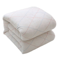 Student Dormitory Quilted Mattress Topper, Single/Double Bed Fiber Duvet, Various Sizes and Weights