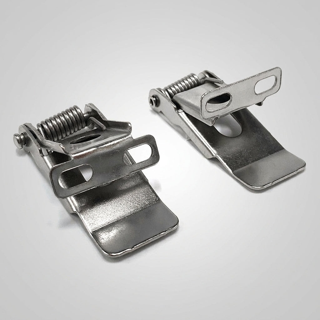 Carbon Steel LED Panel Light Clip with High Hardness, 51mm Length 13.9g Toggle Latch Clamp with 2 Holes, Ceiling Light Fixture, Office Lighting