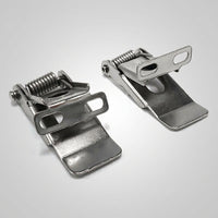 Carbon Steel LED Panel Light Clip with High Hardness, 51mm Length 13.9g Toggle Latch Clamp with 2 Holes, Ceiling Light Fixture, Office Lighting