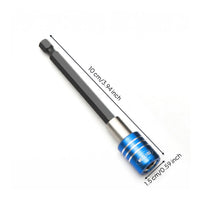 Metal Drill Bit Extension Adapter Straight Hex Shank Adapter Cylindrical Screwdriver Bit Extension Long-Lasting