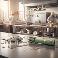 Fast and Effortless Electric Seafood Scaler Waterproof Design Cordless Seafood Descaler Stainless Steel Blade Variable Speed for Restaurant
