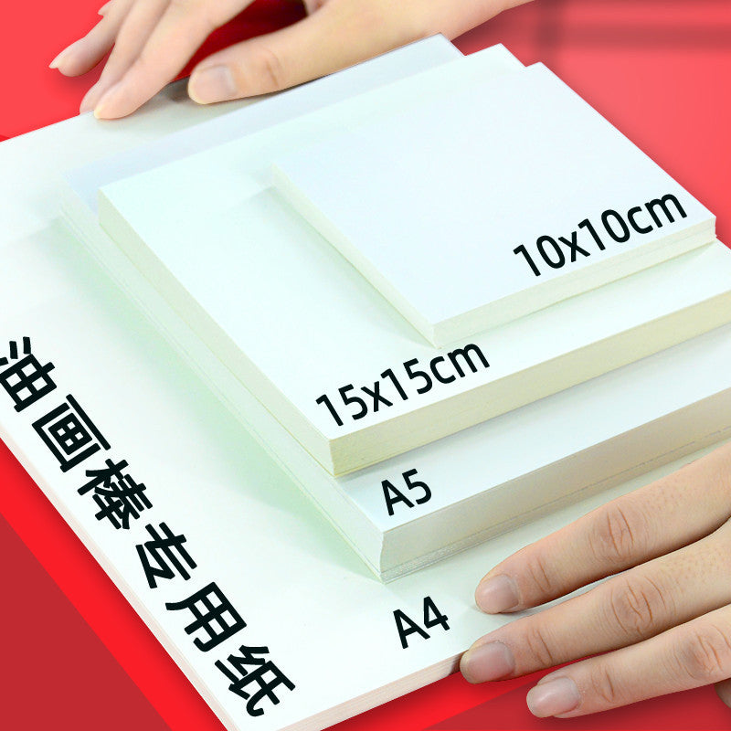 Oil Pastel Paper A4 High-Quality Art Drawing Paper for Heavy Color Sticks Marker Pen Sketchbook